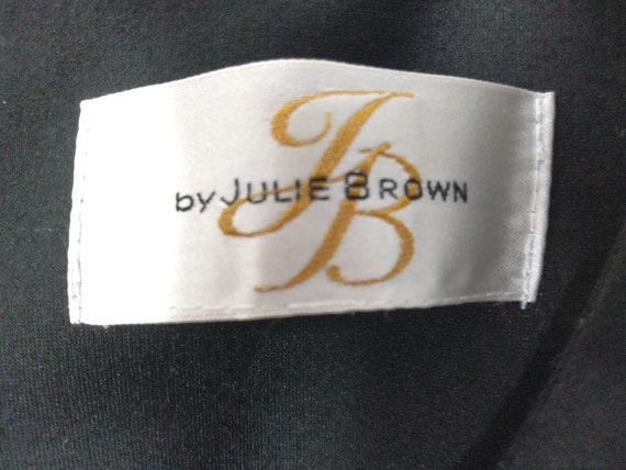 Buy Julie Brown Black Shift Dress With Gold Hardware, Vintage Size M Online  in India - Etsy