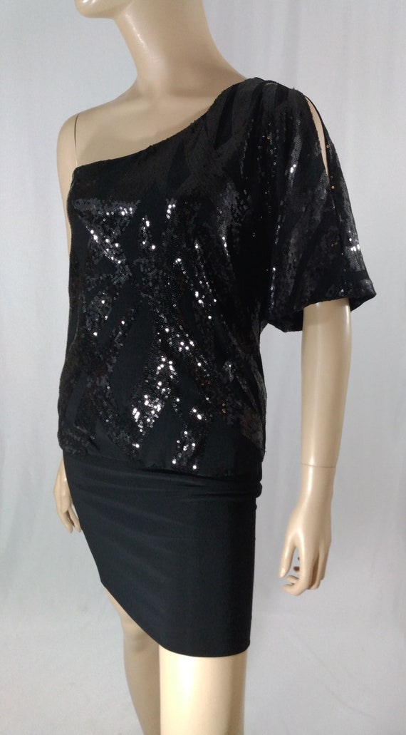 FREDERICK'S of HOLLYWOOD 90's Women's Dress Black 