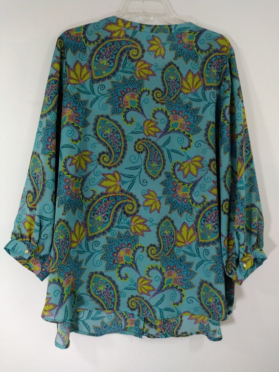 LIZ CLAIBORNE Shirt Plus Size Women's 3/4 Sleeve … - image 8