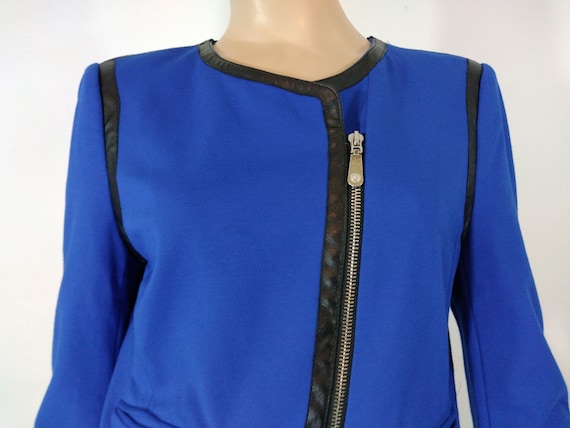 Cobalt Blue Jacket Blazer Women's Cobalt Blue Bla… - image 1