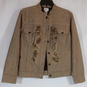 ジャケット・アウター 90s chico's design denim jacket y2k 90s chico's design denim jacket y2k