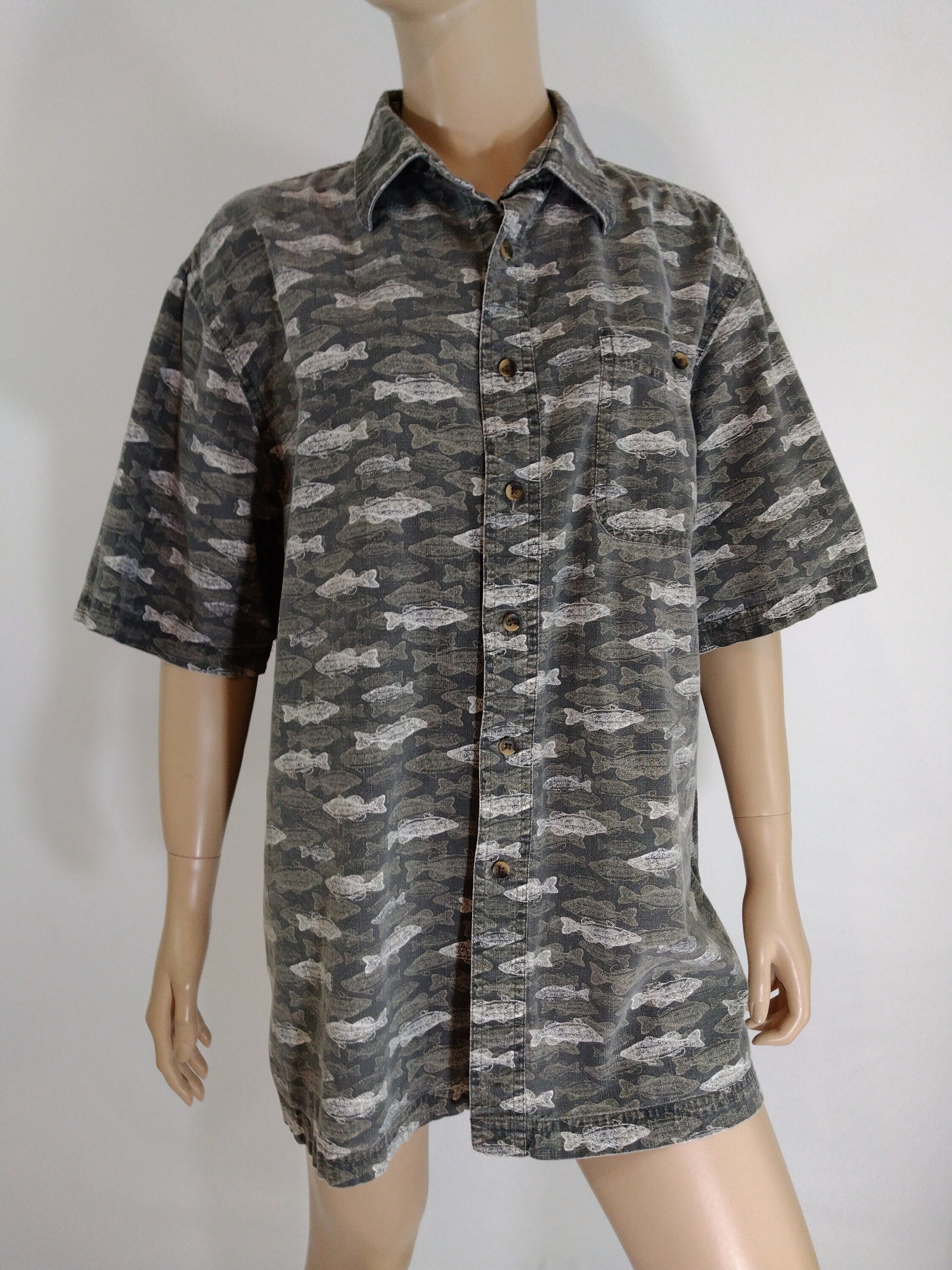 Plus Size Camo Shirt 