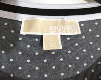 michael kors black and white polka dot dress MICHAEL Michael Kors Black White Polka Dotted Dress
