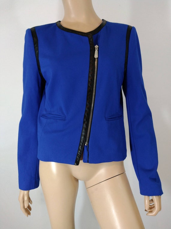 Cobalt Blue Jacket Blazer Women's Cobalt Blue Bla… - image 2