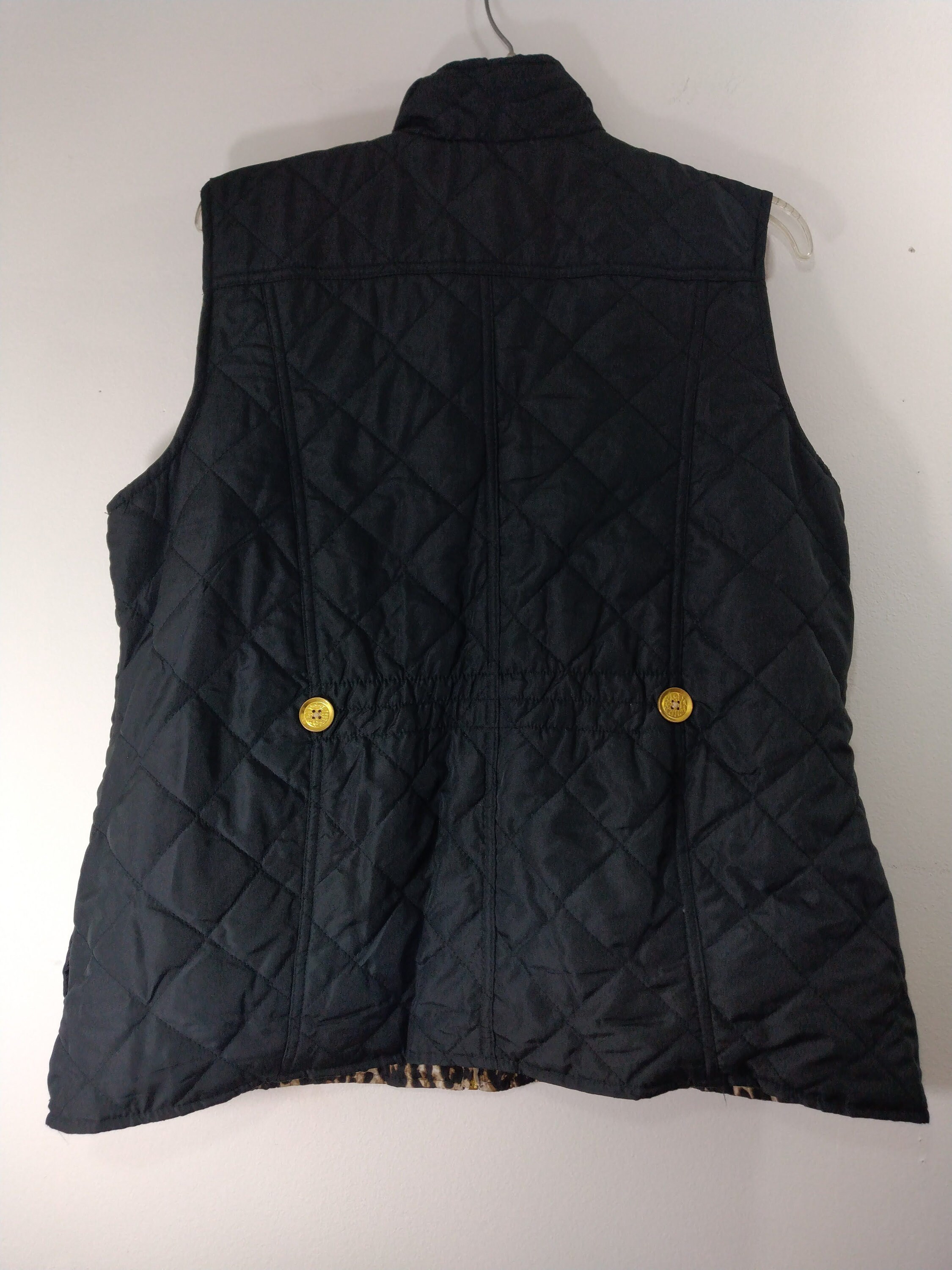 Valphsio Womens Reversible Quilted Sherpa Fleece Vest