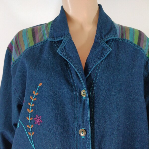 Womens Denim Shirt Etsy