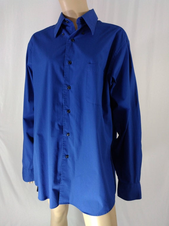 blue dress for baby girl IZOD Men's Soft Wash Essentials, Dark Blue Dress Shirt main image 0
