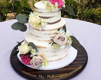 round cake stand etsy