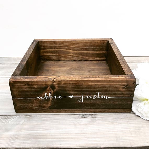 Wedding Card Box Custom Rustic Decor Wooden Wedding Card Box Custom Rustic Decor Wooden