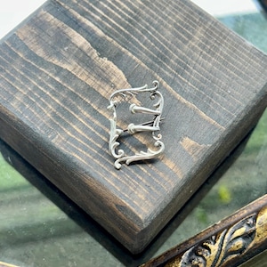 Antique Sterling Silver Buckle Pin