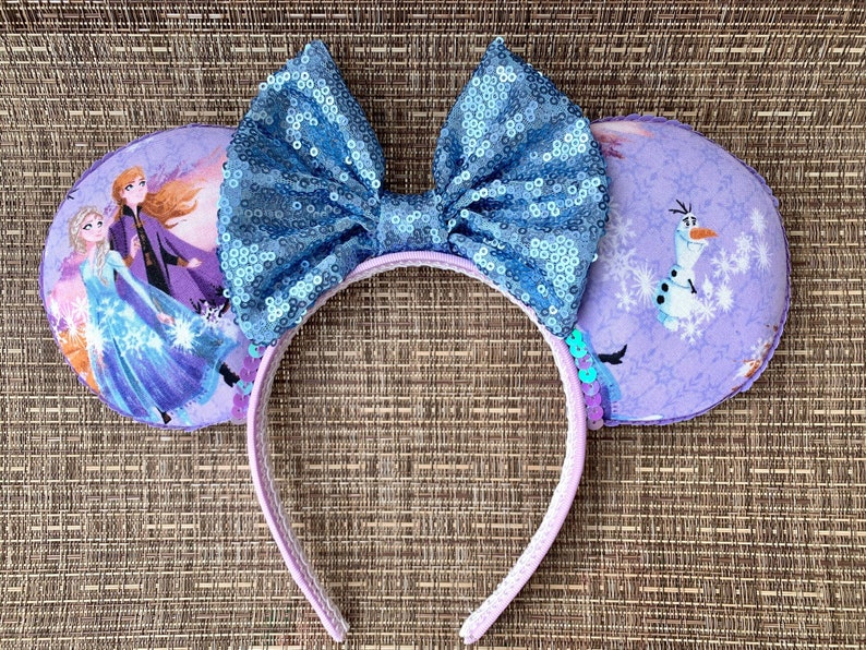 Frozen II Mickey Mouse Ears Olaf Disney Ears Anna and Elsa Etsy