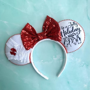 Jolly Holiday Mary Poppin Mickey ears, Mary Poppin Disney ears