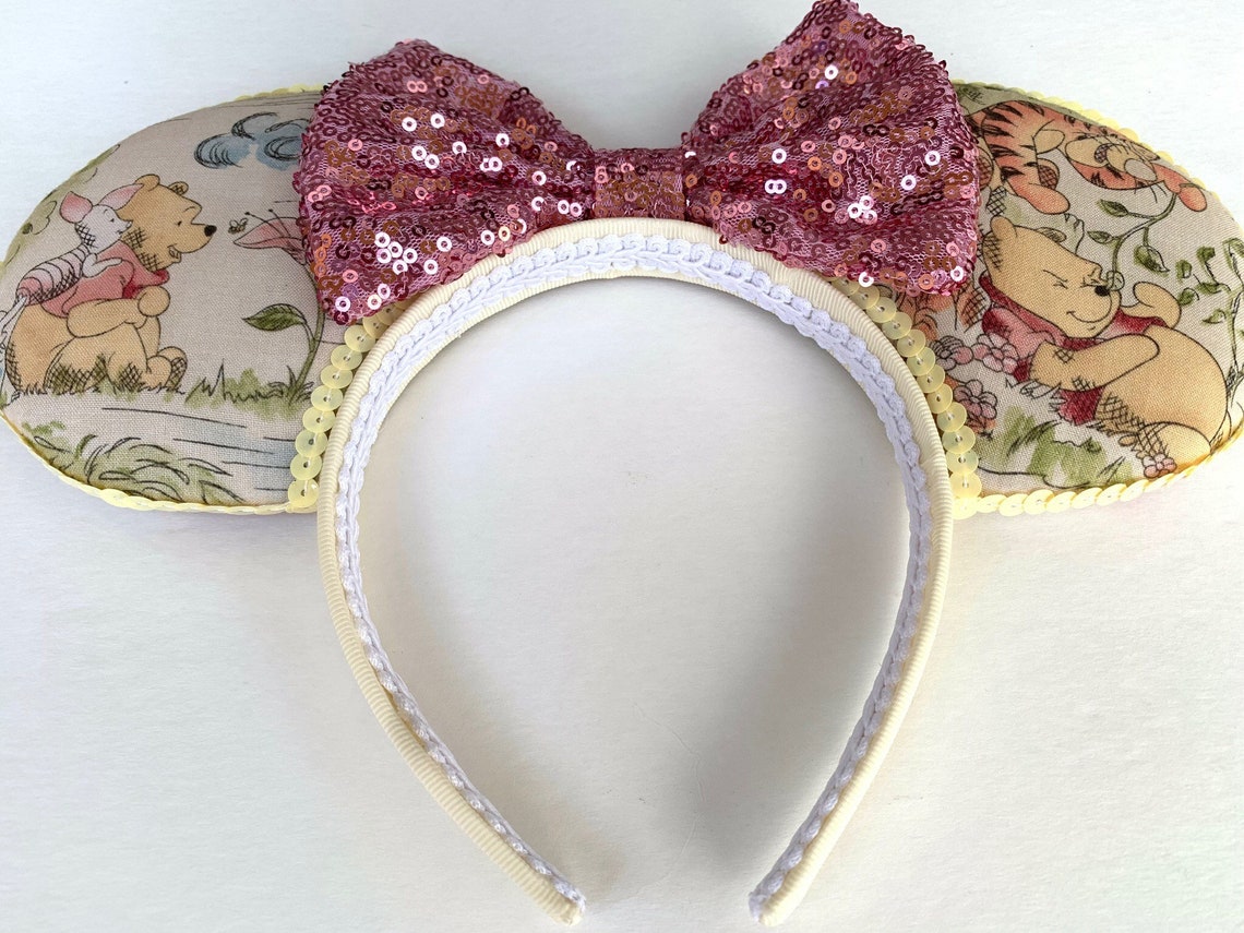 Winnie the Pooh Inspired Disney Ears Winnie the Pooh Mickey Etsy