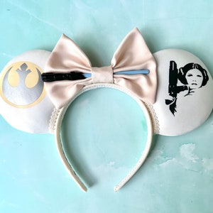 Leia Inspired Mouse Ears: Star Wars Mickey Ears