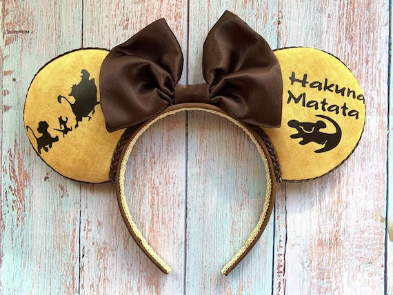 Lion King Inspired Mouse Ears, Hakuna Matata Ears,mouse Ears 