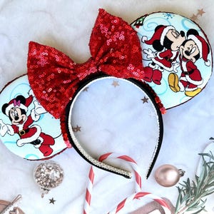 Classic Christmas inspired Mouse Ears. Christmas inspired Mouse Ears
