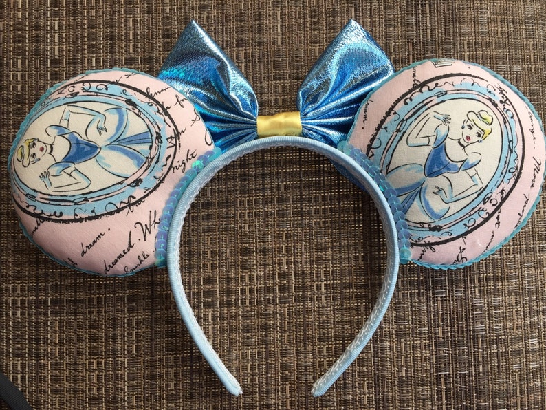Cinderella Mickey Ears Cinderella Disney Ears Princess | Etsy