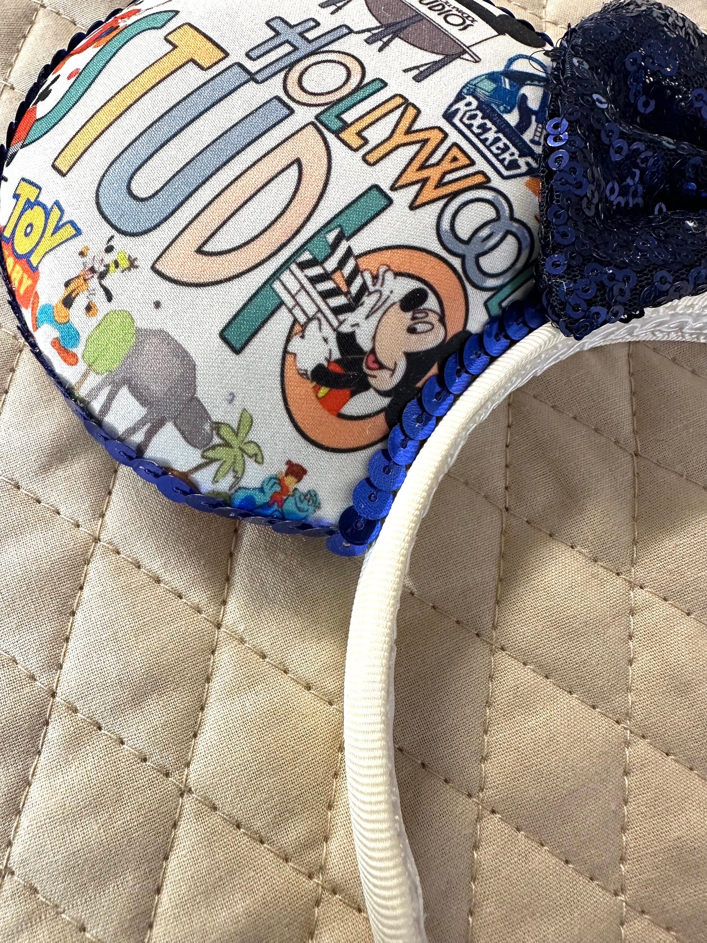 Hollywood Studios Mouse Ears: Sequin Bow, Park Inspired - Etsy