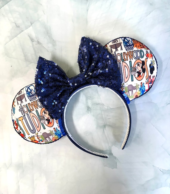 Hollywood Studios Mouse Ears: Sequin Bow, Park Inspired - Etsy display picture 2