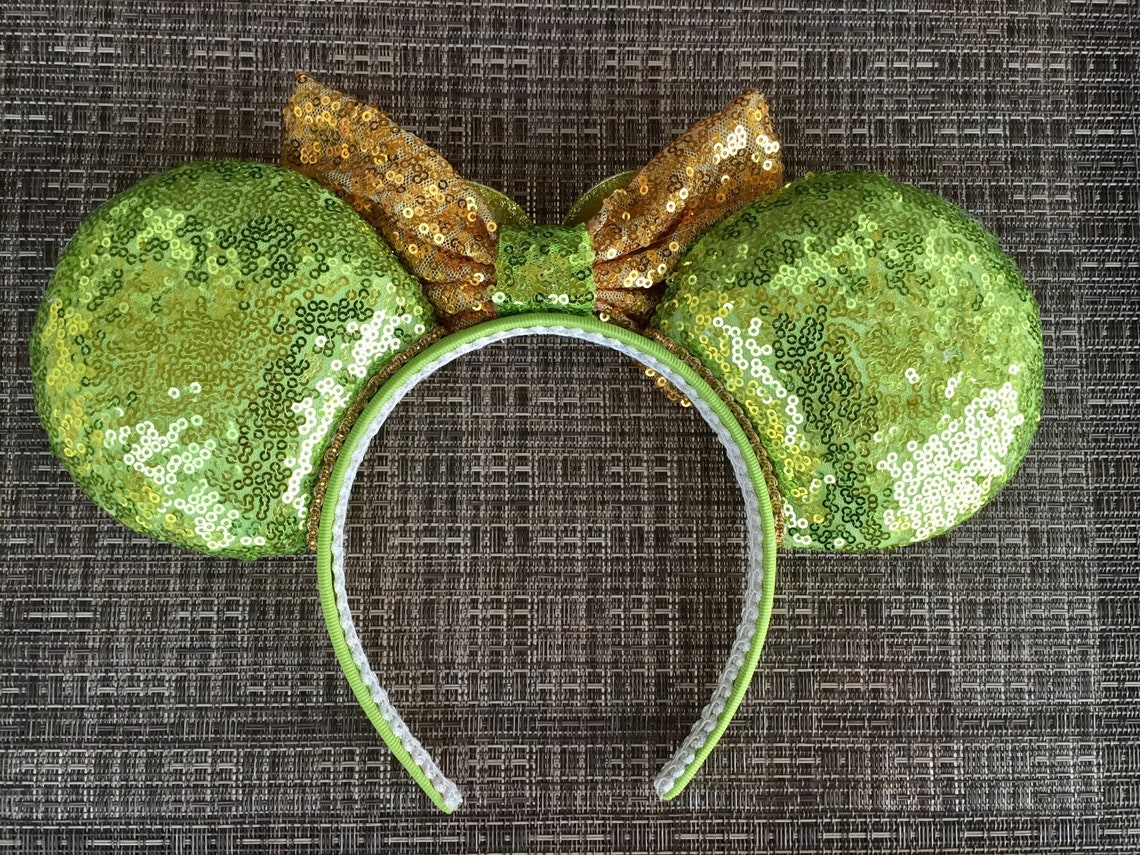 Tinkerbell Inspired Mickey Ears Tinkerbell Minnie Mouse Ears Etsy