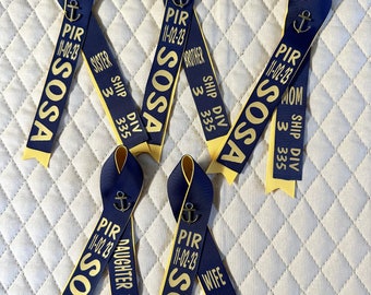 PIR ribbons, NAVY boot camp graduation ribbons