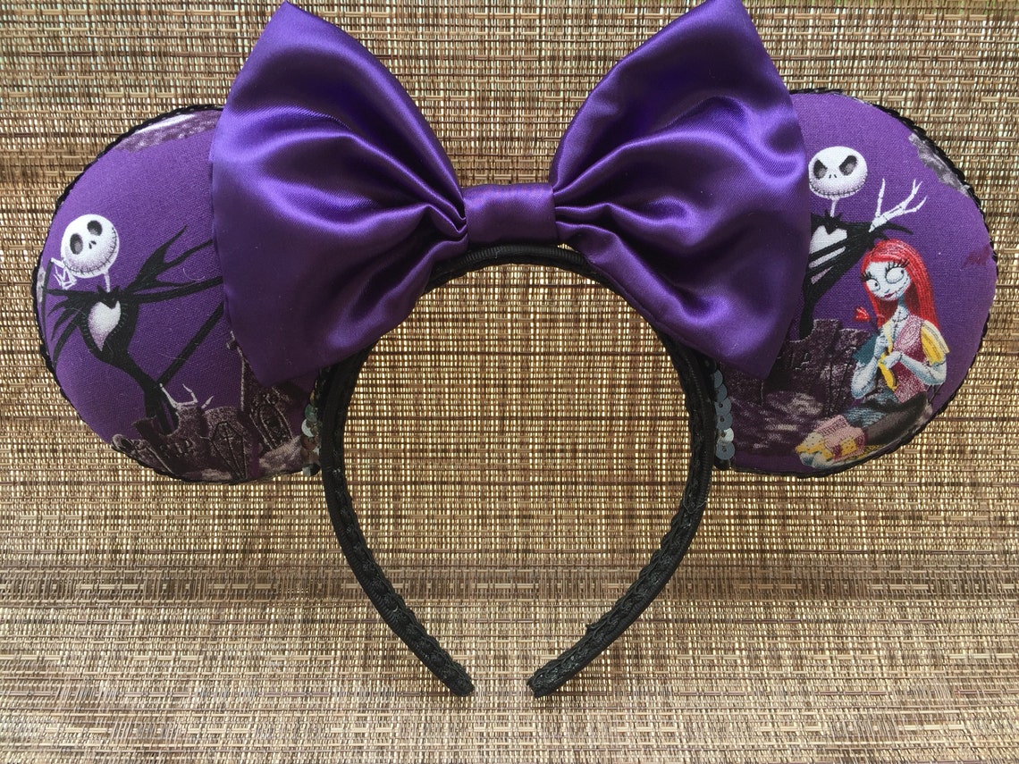 Jack Skellington Halloween Disney Ears Halloween Mickey Ears Etsy