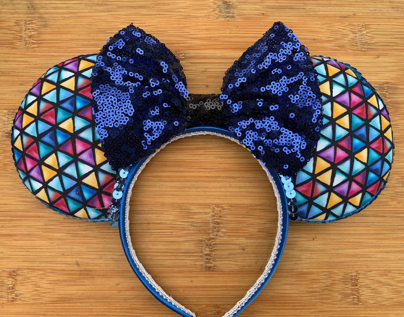 Epcot Spaceship Inspired Mickey Ears Epcot Spaceship Etsy