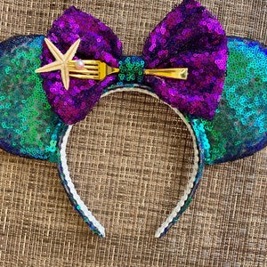 Little Mermaid inspired Ears, Ariel Ears