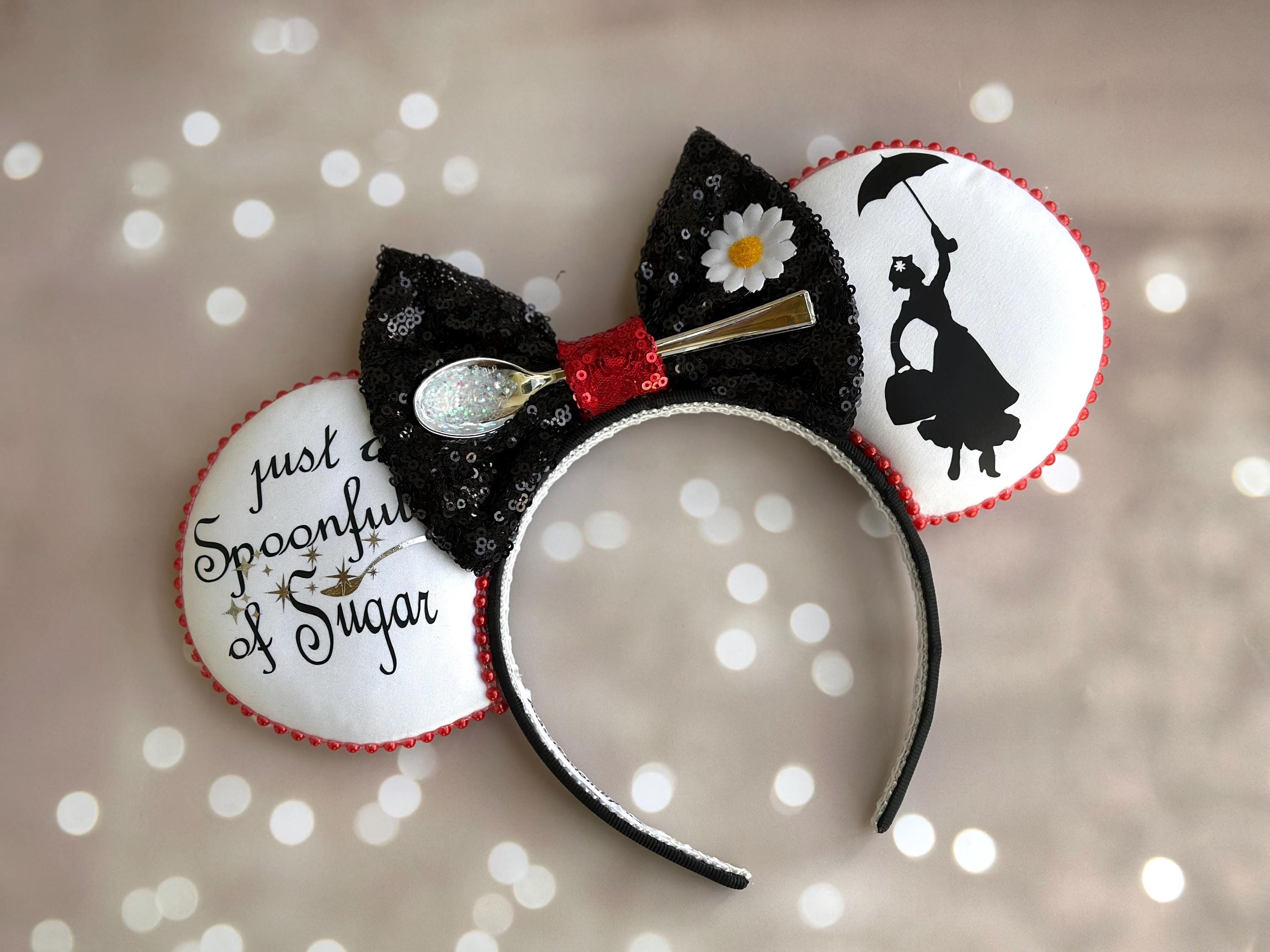 Mary Poppin Inspired Mickey Ears, Mary Poppin Disney Ears  display picture 3