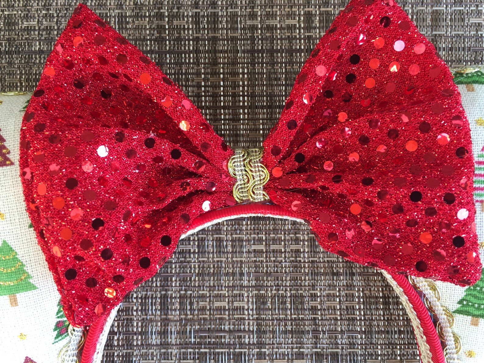 Christmas Inspired Disney Ears Christmas Mickey Ears Holiday Etsy Disney Ears Christmas