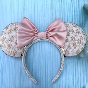 Floral Mouse Ears, Vintage Mouse Ears, Mouse Ears