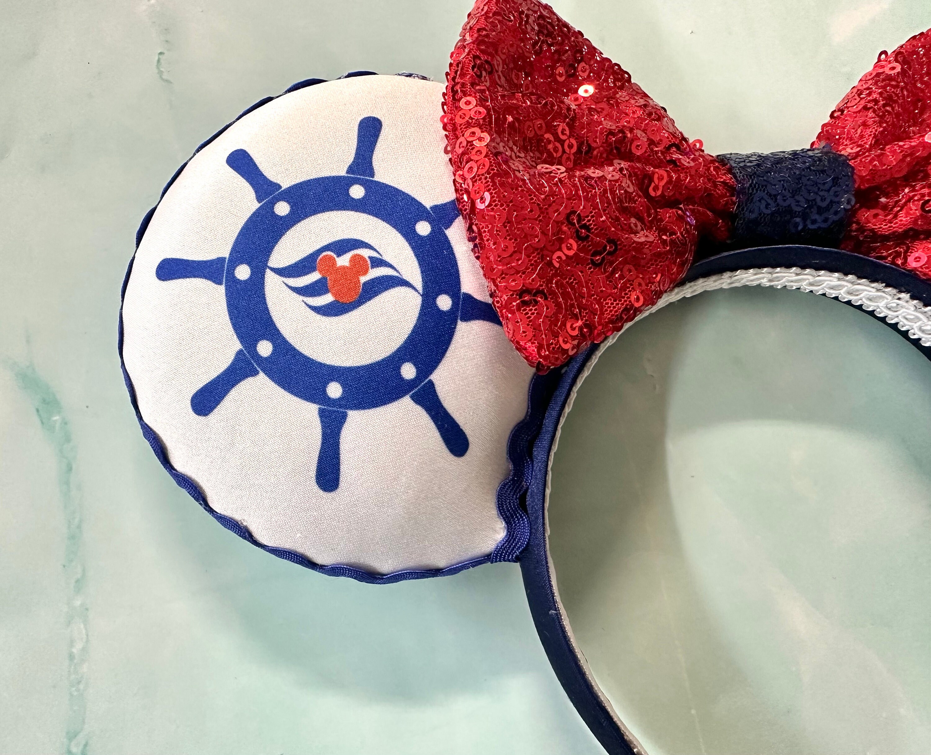 Custom Made Disney Cruise Line Double Sided Mickey Mouse Ears il_fullxfull.6062287855_kgbh.jpg main image 3