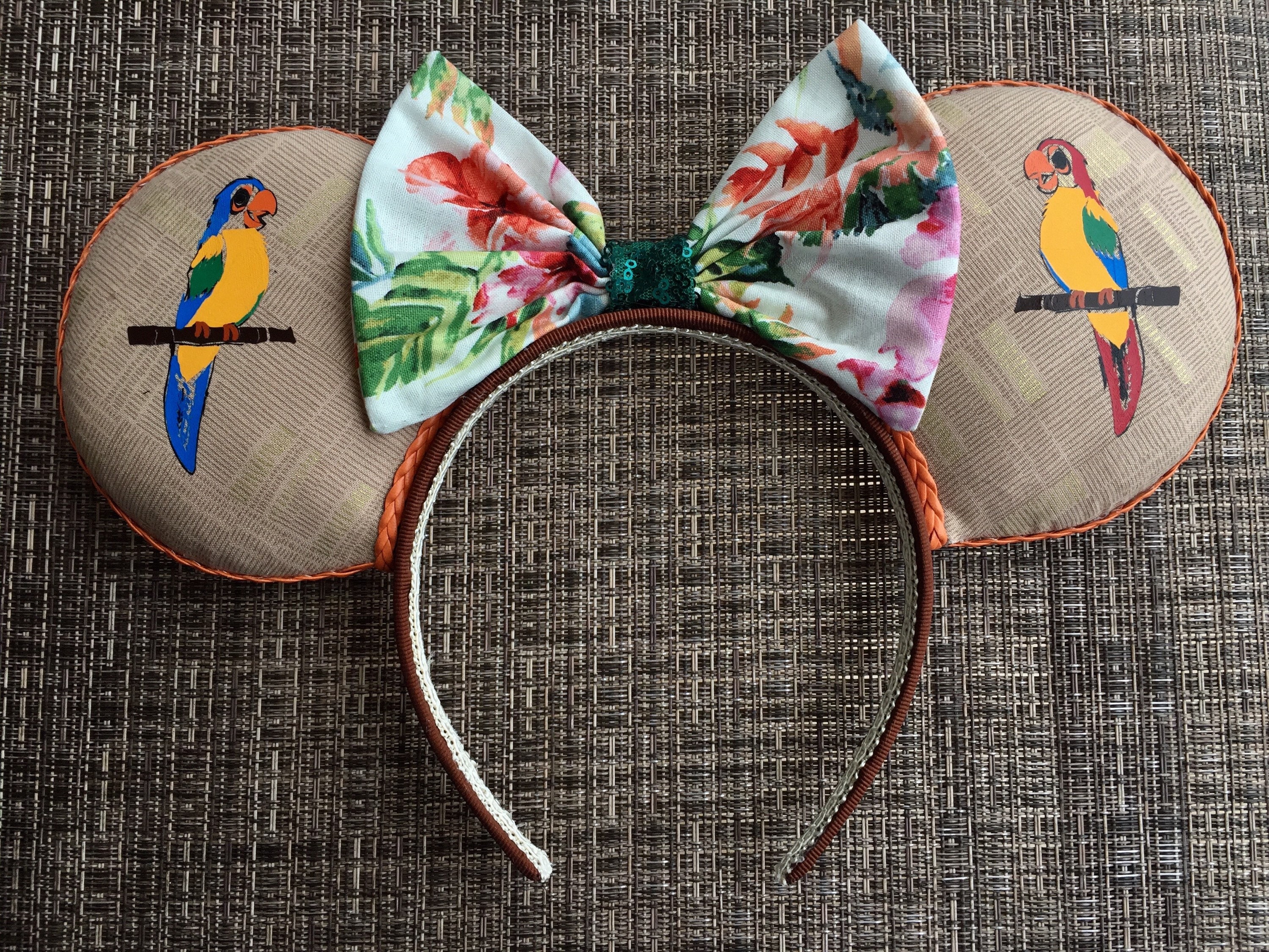 NWT Disney Parks Mickey Mouse Main Attraction Ear Headband Enchanted Tiki Room Mickey Mouse: The Main Attraction - Enchanted Tiki Room  main image 2