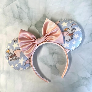 Dumbo Inspired Mouse Ears: Handcrafted Mickey Ears Headband