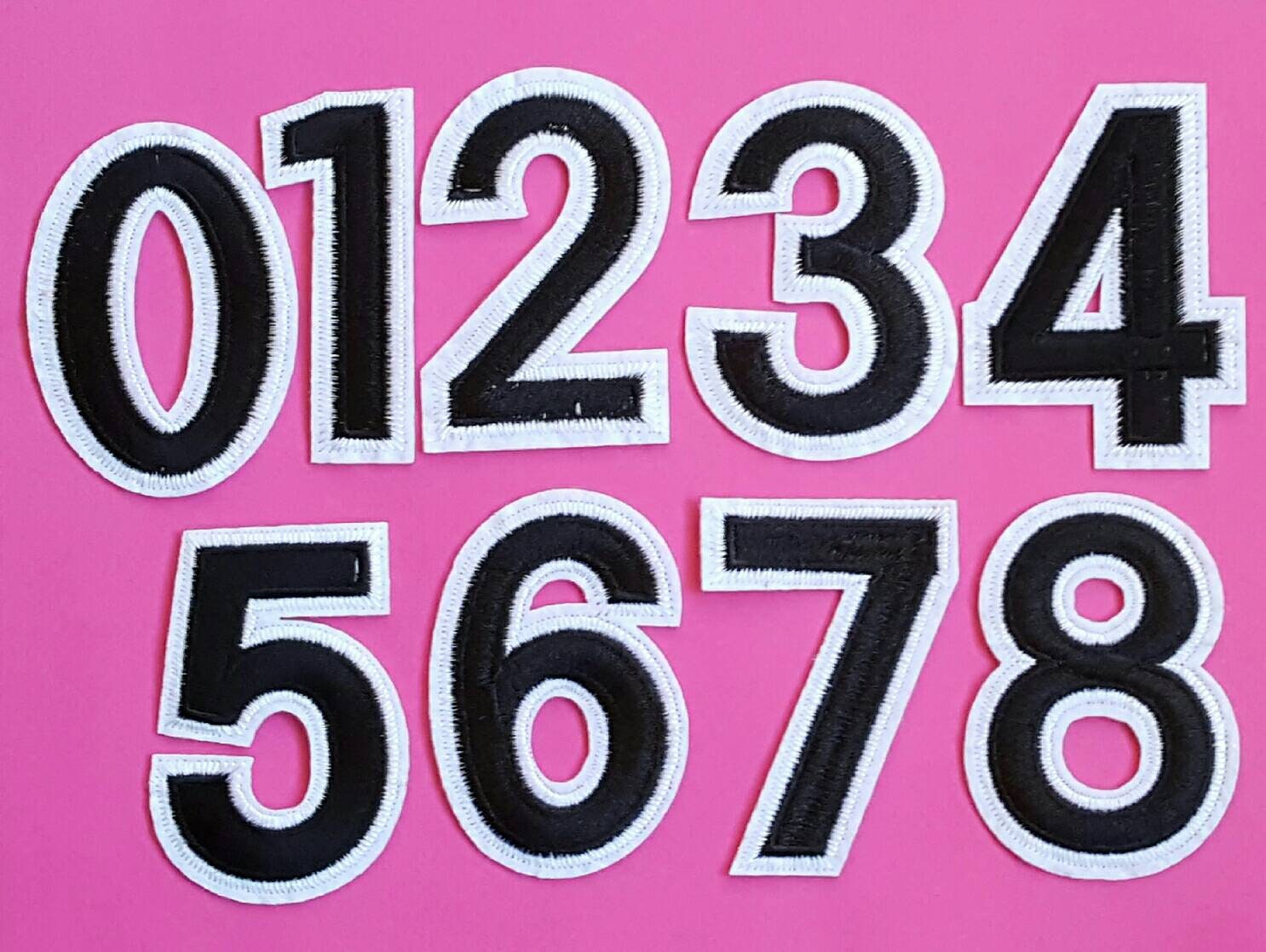 NUMBER PATCH Iron On Patch/Clothing Patch/School Etsy