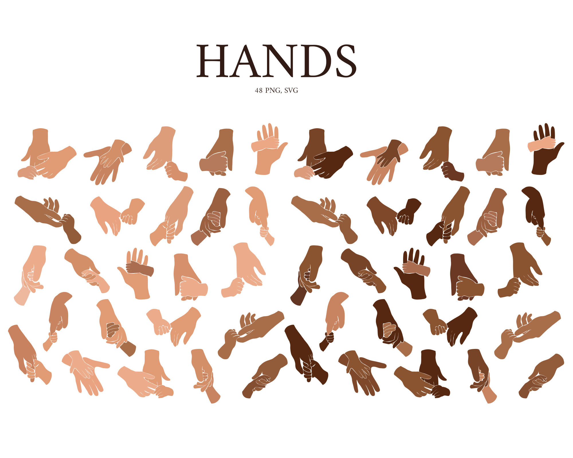 Free Free 288 Family Hands Svg SVG PNG EPS DXF File