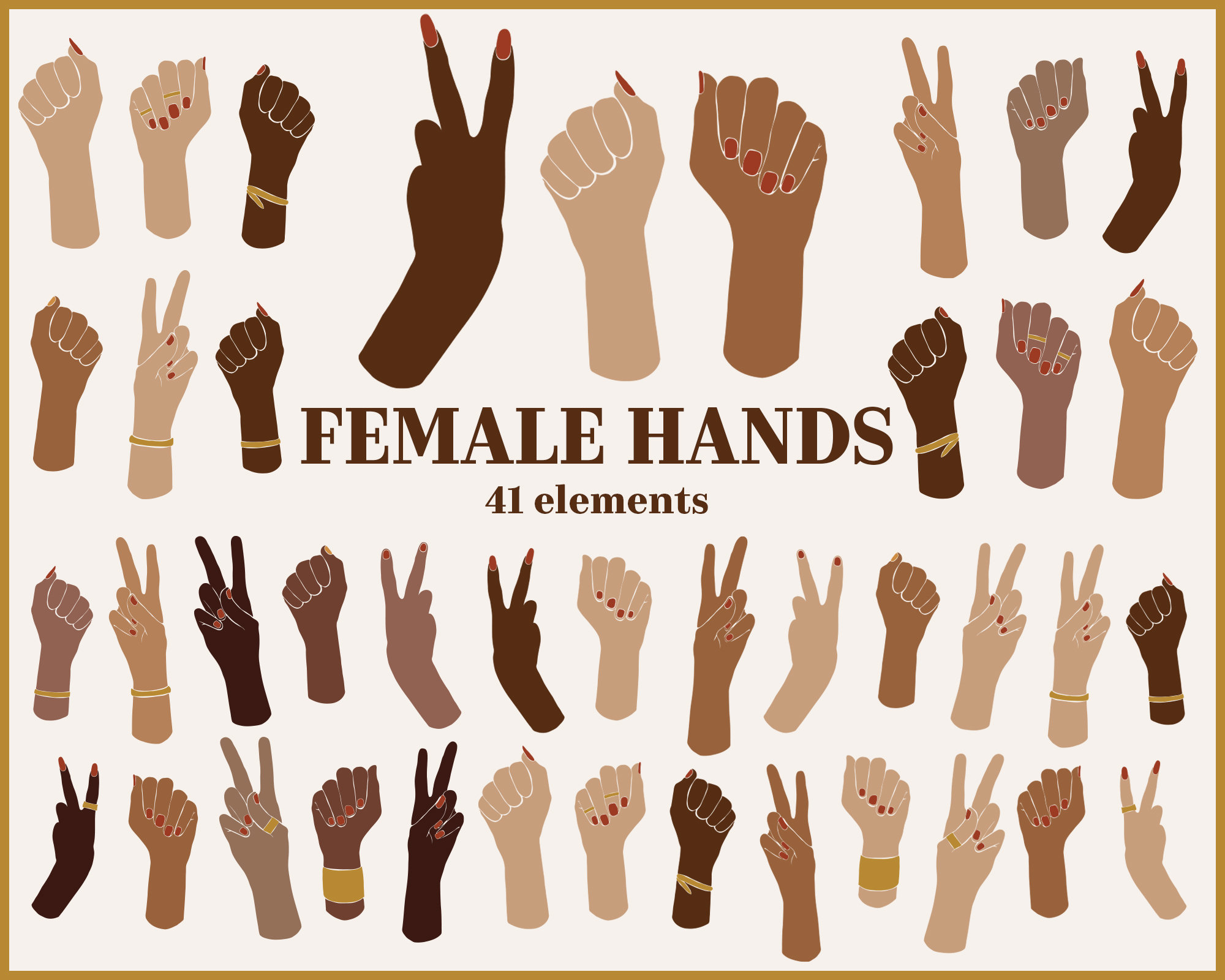 Download Power Fist Hand Svg Clipart Power Svg Woman Female Fist Etsy