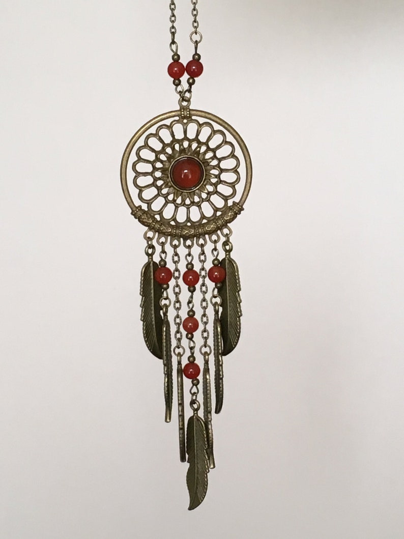 Beautiful Dreamcatcher Car Charm Bronze Pink Driving Test Gift Pass New Vintage