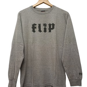Medium Size Long Sleeve FLIP SKATEBOARD Tshirt Skateboarding Wear