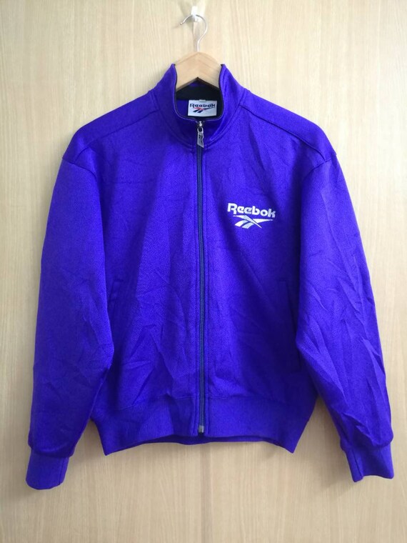 reebok classic jacket purple