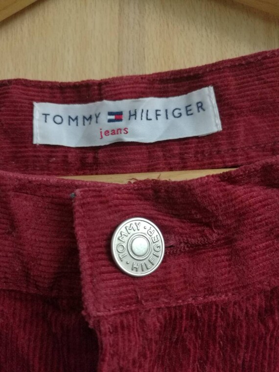 Maroon Colour TOMMY HILFIGER Corduroy 
