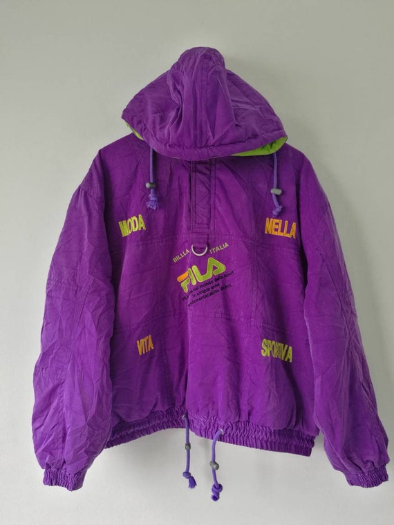 fila purple hoodie