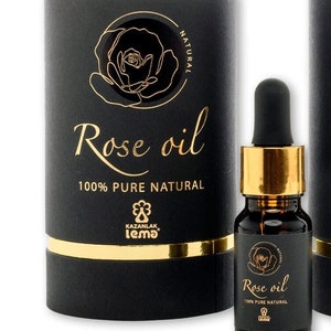 Pure ROSE OIL Otto Bulgarian Rose of Damask 10ml In Gift Box , most aromatic concetrate best quality