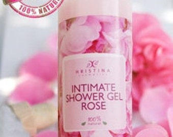 Aromatic SHOWER GEL with Bulgarian ROSE Oil & Rose Absolute Rose Damask , no