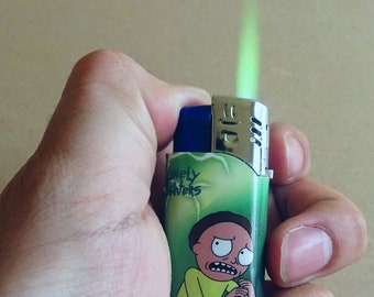 Green Flame: Rick and Morty Lighter