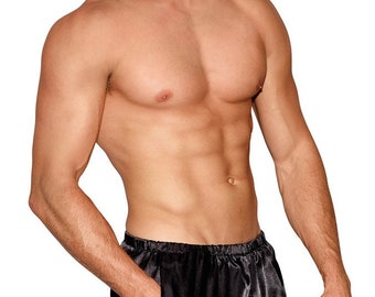 women's satin boxer shorts