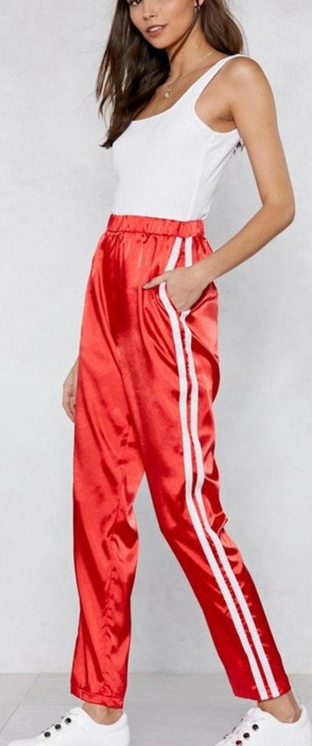 Satin Track Pants -  Canada