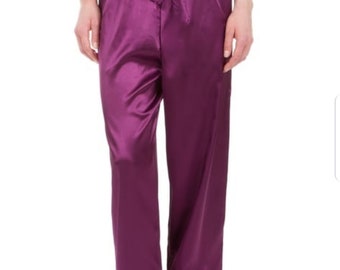 Set of 3 PLUS Sizes Luxury Women's Silky Elastic Pants in a Super Price 3-Pack with Color Combos