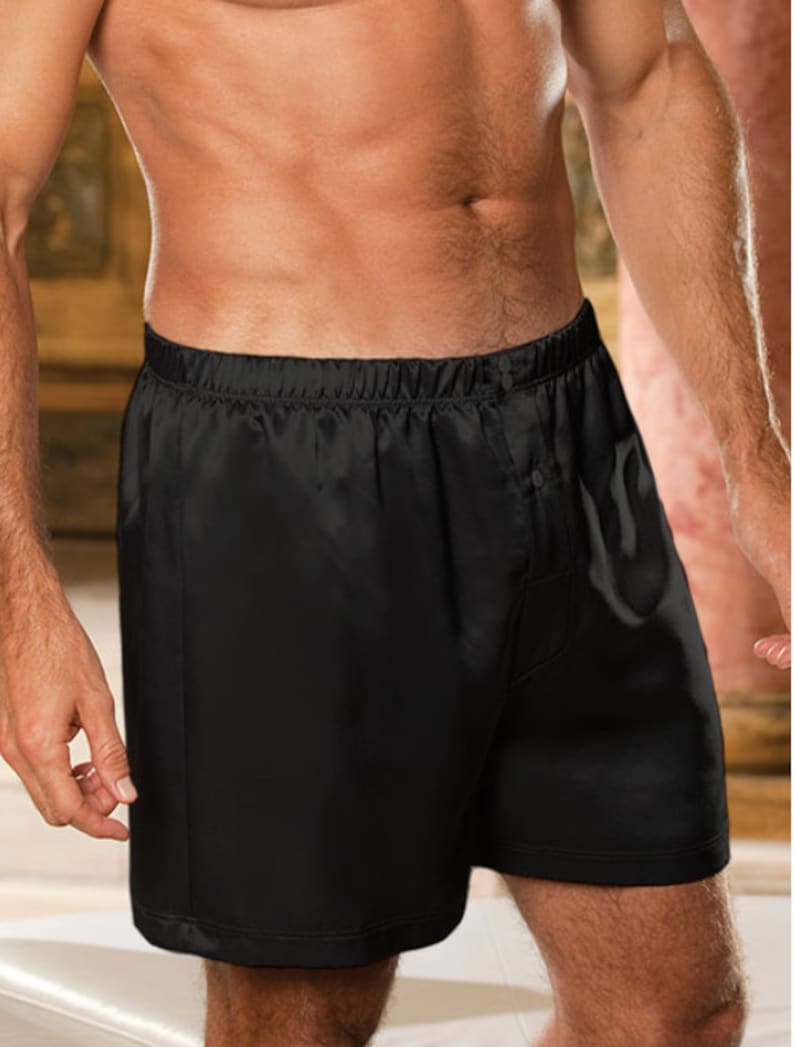 Setof 3 Luxury Men's Silky Satin Boxer Shorts in a Super Price Free
