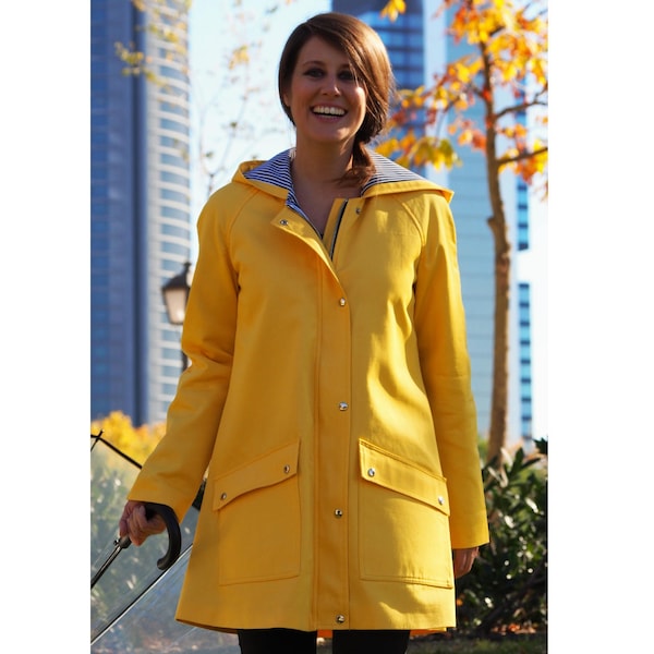 Sewing Pattern ENGLISH - Woman COAT/RAINCOAT